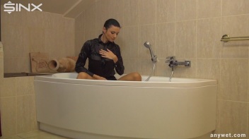 Stroking Her Kitty Clean In The Shower Screencap 58 on www.sinx.com