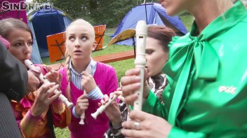 Band Camp Cuties Play The Skin Flute Under Golden Showers Galore Screencap 30 on www.sinx.com