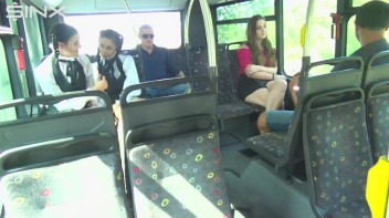 Naughty Schoolgirls Finger Each Other On The Bus Screencap 1 on www.sinx.com