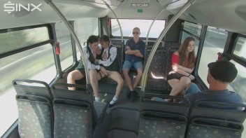 Naughty Schoolgirls Finger Each Other On The Bus Screencap 38 on www.sinx.com