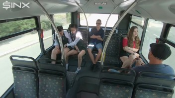 Naughty Schoolgirls Finger Each Other On The Bus Screencap 5 on www.sinx.com