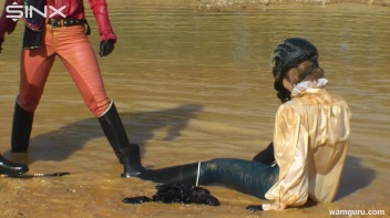 Muddy Catfight Leaves Stable Girls Wet And Messy Screencap 84 on www.sinx.com