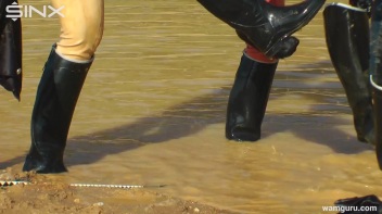 Muddy Catfight Leaves Stable Girls Wet And Messy Screencap 88 on www.sinx.com