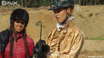 Muddy Catfight Leaves Stable Girls Wet And Messy Screencap 91 on www.sinx.com