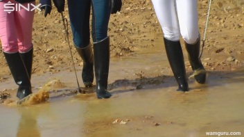 Muddy Catfight Leaves Stable Girls Wet And Messy Screencap 10 on www.sinx.com