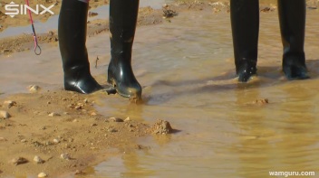 Muddy Catfight Leaves Stable Girls Wet And Messy Screencap 11 on www.sinx.com