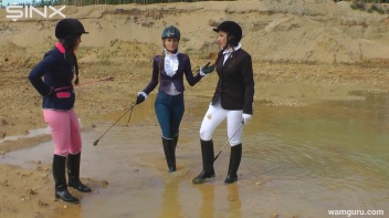 Muddy Catfight Leaves Stable Girls Wet And Messy Screencap 12 on www.sinx.com