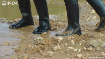 Muddy Catfight Leaves Stable Girls Wet And Messy Screencap 17 on www.sinx.com