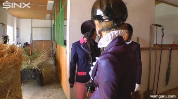 Muddy Catfight Leaves Stable Girls Wet And Messy Screencap 2 on www.sinx.com