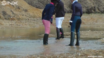 Muddy Catfight Leaves Stable Girls Wet And Messy Screencap 23 on www.sinx.com