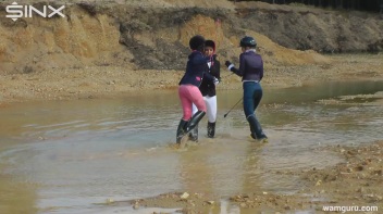 Muddy Catfight Leaves Stable Girls Wet And Messy Screencap 24 on www.sinx.com