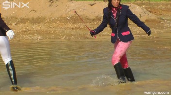 Muddy Catfight Leaves Stable Girls Wet And Messy Screencap 26 on www.sinx.com