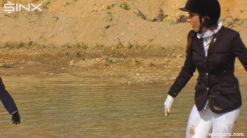 Muddy Catfight Leaves Stable Girls Wet And Messy Screencap 34 on www.sinx.com