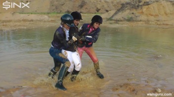Muddy Catfight Leaves Stable Girls Wet And Messy Screencap 40 on www.sinx.com