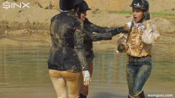 Muddy Catfight Leaves Stable Girls Wet And Messy Screencap 52 on www.sinx.com