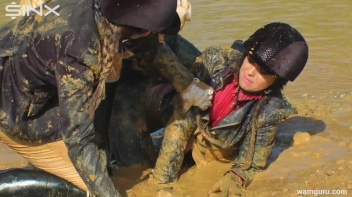 Muddy Catfight Leaves Stable Girls Wet And Messy Screencap 53 on www.sinx.com
