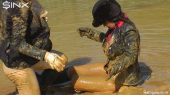 Muddy Catfight Leaves Stable Girls Wet And Messy Screencap 54 on www.sinx.com