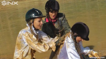 Muddy Catfight Leaves Stable Girls Wet And Messy Screencap 55 on www.sinx.com