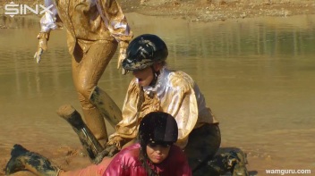 Muddy Catfight Leaves Stable Girls Wet And Messy Screencap 58 on www.sinx.com