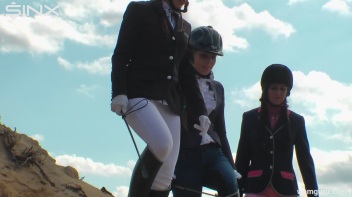 Muddy Catfight Leaves Stable Girls Wet And Messy Screencap 6 on www.sinx.com