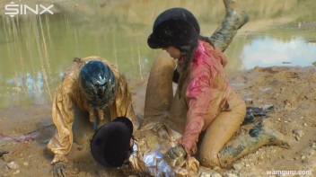 Muddy Catfight Leaves Stable Girls Wet And Messy Screencap 65 on www.sinx.com