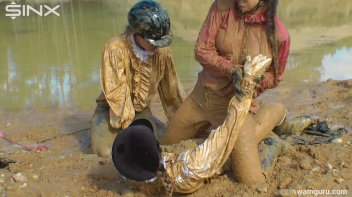 Muddy Catfight Leaves Stable Girls Wet And Messy Screencap 66 on www.sinx.com