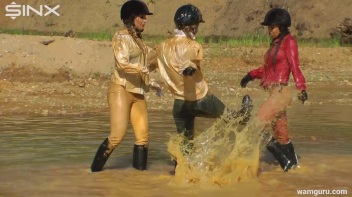 Muddy Catfight Leaves Stable Girls Wet And Messy Screencap 74 on www.sinx.com