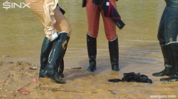 Muddy Catfight Leaves Stable Girls Wet And Messy Screencap 83 on www.sinx.com