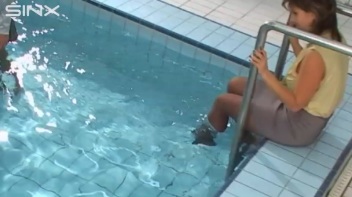 Poolside Threesome Leaves Babes Drenched Screencap 4 on www.sinx.com