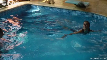 Twins Enjoy A Fully Clothed Splash In The Pool Screencap 49 on www.sinx.com