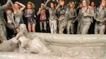 Two Dozen Babes Cheer On The Mud Fight Screencap 87 on www.sinx.com