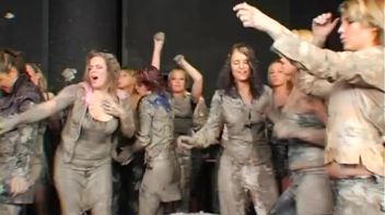 Two Dozen Babes Cheer On The Mud Fight Screencap 94 on www.sinx.com