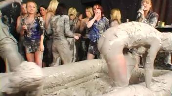 Two Dozen Babes Cheer On The Mud Fight Screencap 43 on www.sinx.com