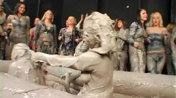 Two Dozen Babes Cheer On The Mud Fight Screencap 67 on www.sinx.com