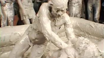 Two Dozen Babes Cheer On The Mud Fight Screencap 72 on www.sinx.com