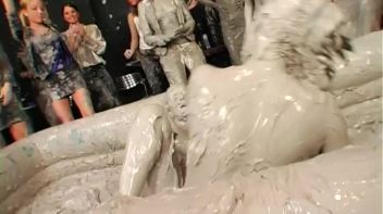 Two Dozen Babes Cheer On The Mud Fight Screencap 73 on www.sinx.com