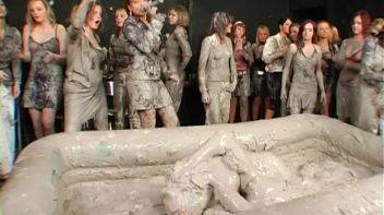 Two Dozen Babes Cheer On The Mud Fight Screencap 76 on www.sinx.com