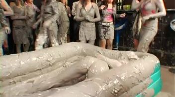 Two Dozen Babes Cheer On The Mud Fight Screencap 82 on www.sinx.com