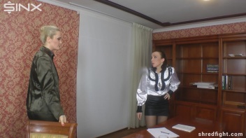 A Catfight In The Office Caught On Tape Screencap 18 on www.sinx.com