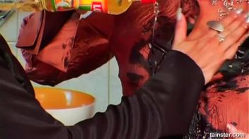 Cooking Oil Fully Clothed Fun Screencap 10 on www.sinx.com