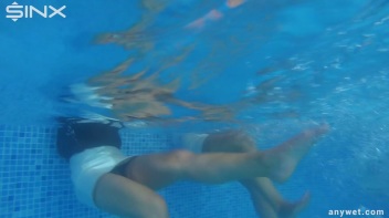 Underwater Frolicks For Sexy Best Friends Screencap 32 on www.sinx.com