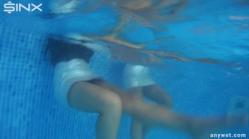 Underwater Frolicks For Sexy Best Friends Screencap 33 on www.sinx.com