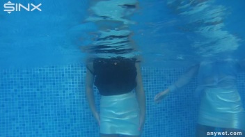 Underwater Frolicks For Sexy Best Friends Screencap 34 on www.sinx.com