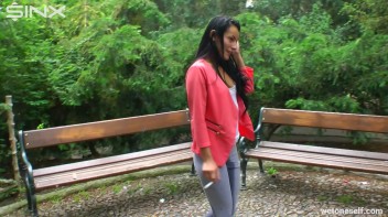 Exotic Hottie Pisses Herself In The Park - Cam 2 Screencap 29 on www.sinx.com