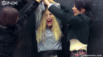 Bratty Schoolgirls Tie Up Their Teacher For WAM Fun - Cam 2 Screencap 85 on www.sinx.com