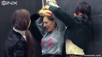 Bratty Schoolgirls Tie Up Their Teacher For WAM Fun - Cam 2 Screencap 89 on www.sinx.com