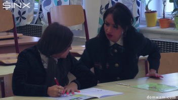 Bratty Schoolgirls Tie Up Their Teacher For WAM Fun - Cam 2 Screencap 22 on www.sinx.com