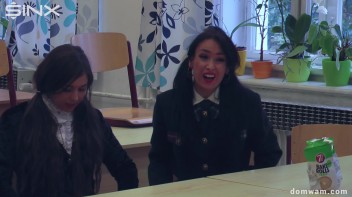 Bratty Schoolgirls Tie Up Their Teacher For WAM Fun - Cam 2 Screencap 46 on www.sinx.com