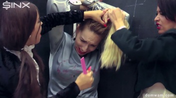 Bratty Schoolgirls Tie Up Their Teacher For WAM Fun - Cam 2 Screencap 74 on www.sinx.com