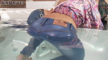 Ripping Through The Dirty Denim Duo In Wetlook Heat! Screencap 42 on www.sinx.com